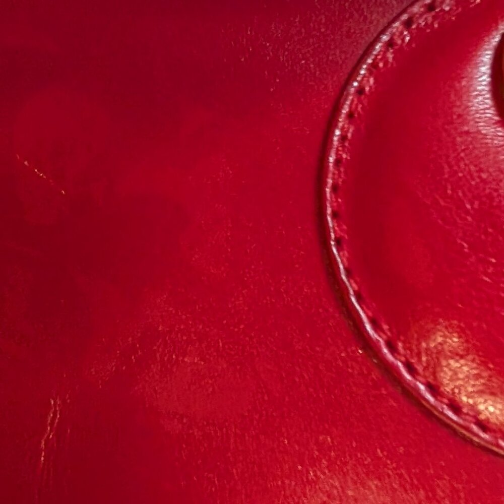 Movado leather clutch makeup bag - FLAW - Picture 3 of 9